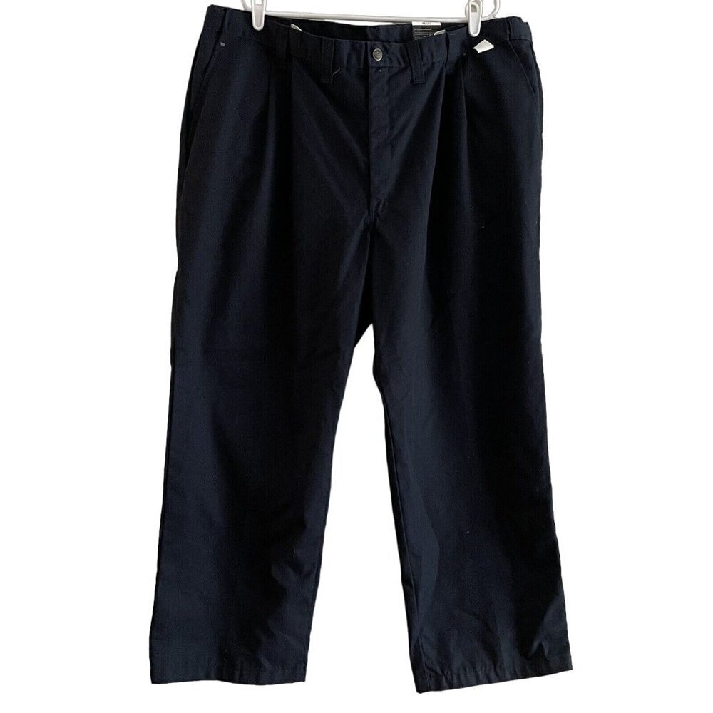 Dickies Men SZ 46 UU Navy Blue Occupational Wear Adjustable Waist Work Pants NWT